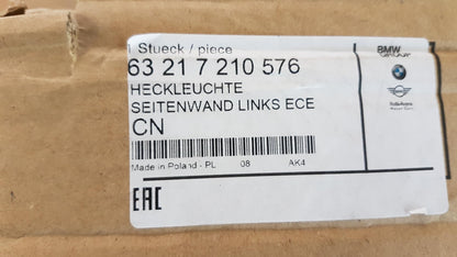 Original BMW 6 F06 F12 F13 Heckleuchte Rückleuchte Seitenwand Rechts 63217210576