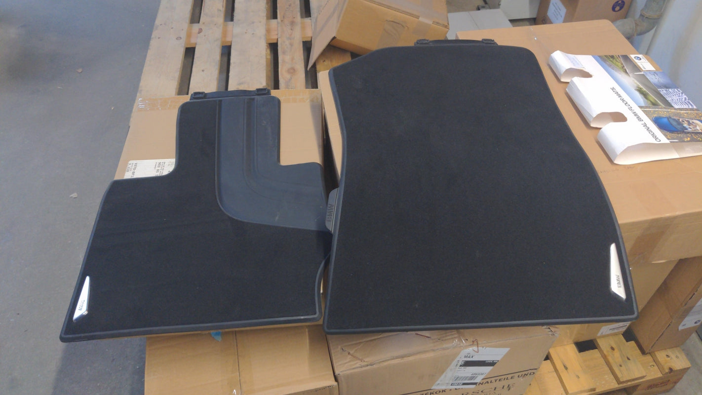 Original BMW X3 F25 X4 F26 Fußmattensatz Textil Vorne Schwarz 51472286004
