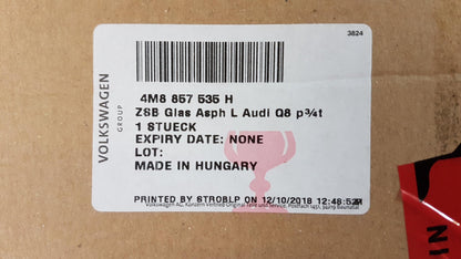 Original AUDI Q8 Spiegelglas (aspharish-weitwinkel) beheizbar Links 4M8857535H