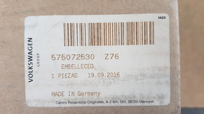 Original SEAT Ateca 2016-2021 Spiegelkappen 2 Stück Silber 575072530Z76