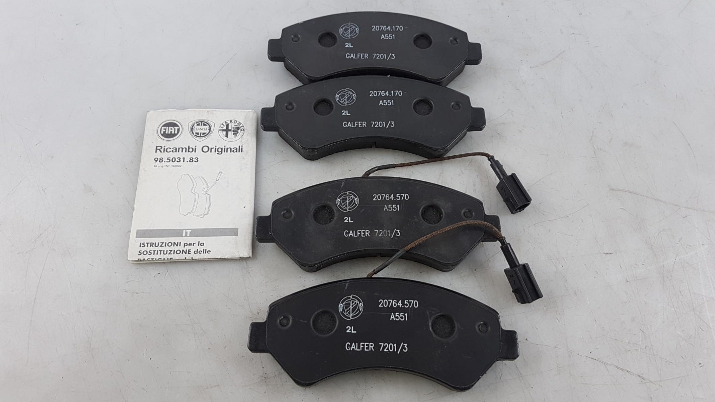 Original FIAT Ducato '06-'14 Bremsbeläge vorne 77366022