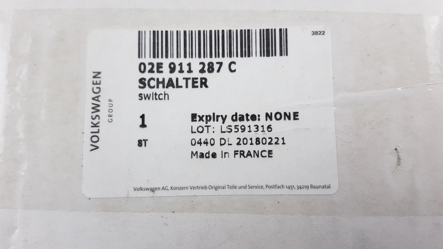 Original VW Beetle Golf Passat AUDI A1 A3 Q3 Einrückmagnetschalter 02E911287C