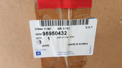 Original CHEVROLET Aveo 2012-2015 Satz Nebelscheinwerfer Vorne 95950432