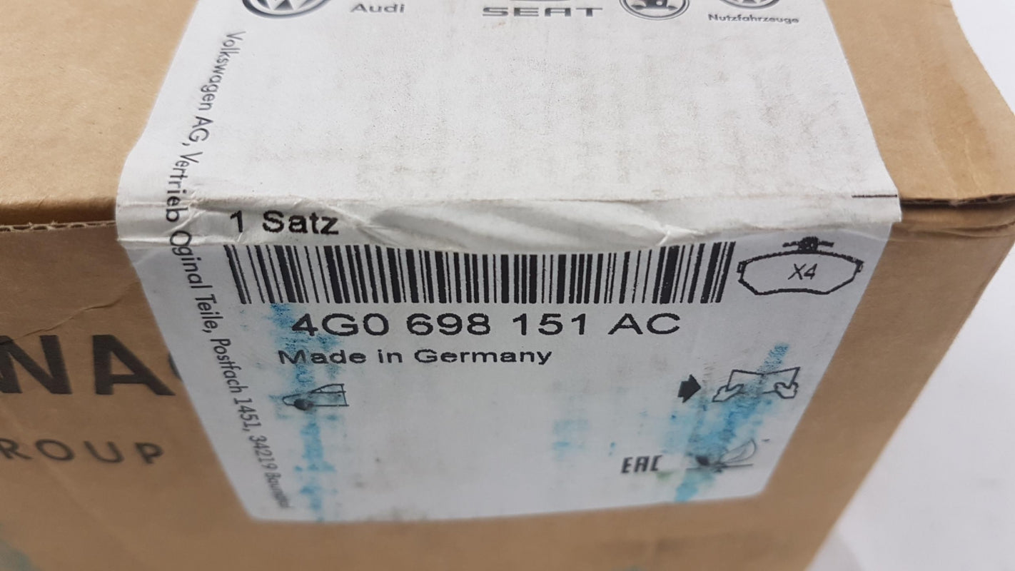 Original AUDI RS6 (4G) RS7 (4G8) Bremsbeläge Vorne 4G0698151AC