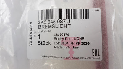 Original OE Volkswagen Zusatzbremsleuchte 2K5945087J