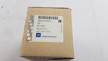 Original OPEL Insignia B Bremsbeläge Vorne 84120877
