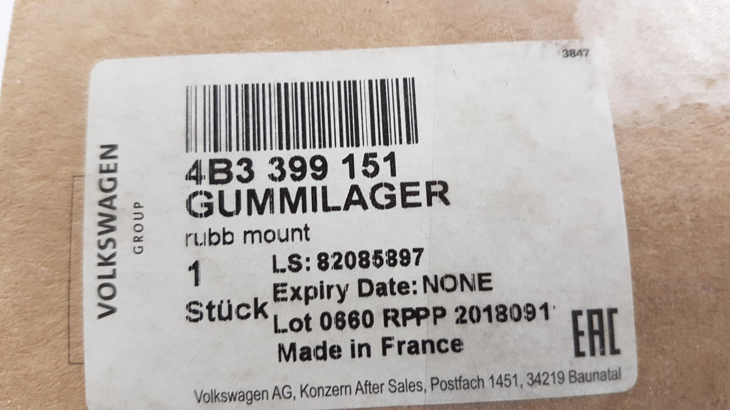 Original OE Volkswagen Getriebelagerung 4B3399151