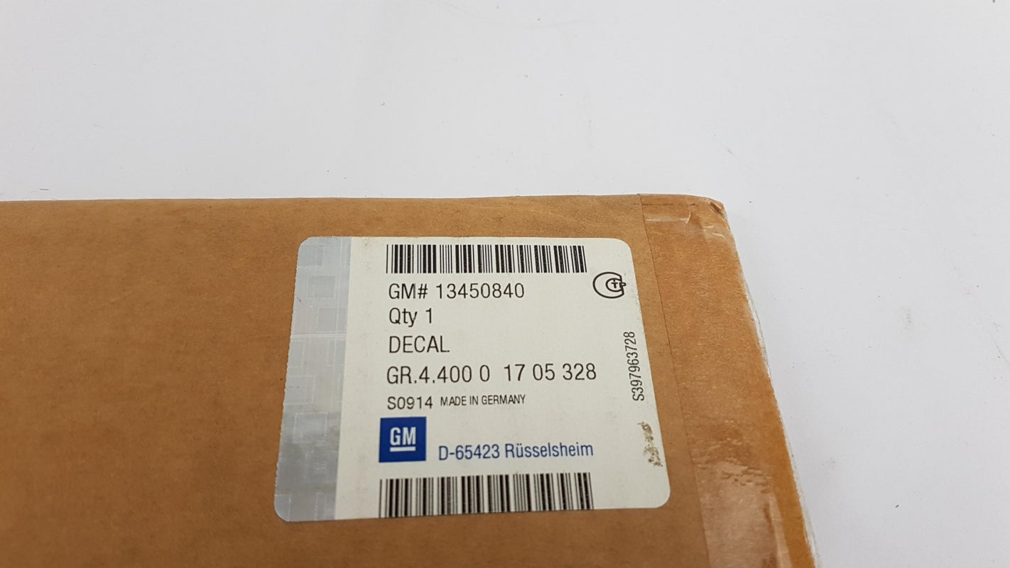 Original OE OPEL Dekorfolie 13450840