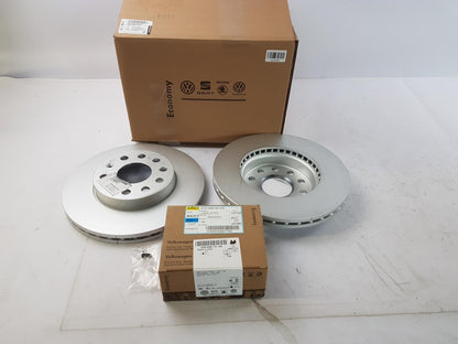 Original VW Golf VII Bremssatz (2 Scheiben, 4 Beläge) JZW698302AP