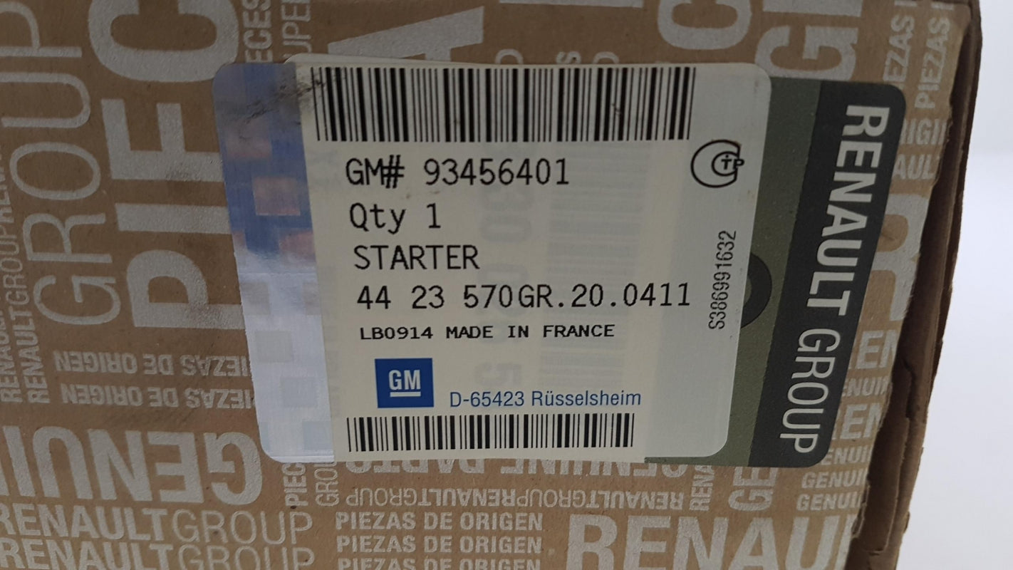Original OE OPEL Anlasser 93456401
