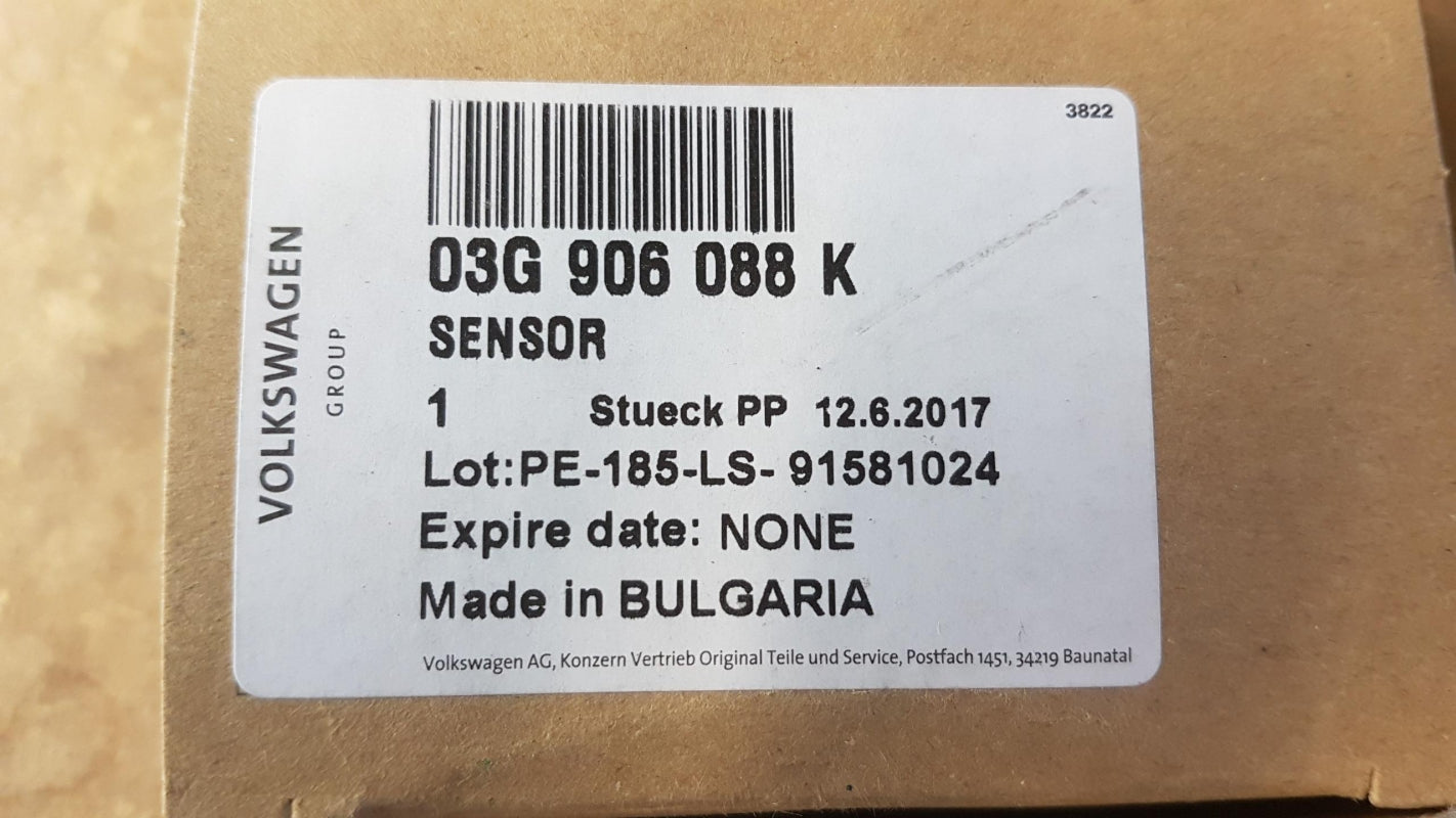 Original AUDI A3 VW Golf SKODA Octavia Abgastemperaturgeber vor DPF 03G906088K