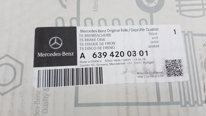 Original MERCEDES-BENZ Vito Viano W639 Bremsensatz hinten A6394200301