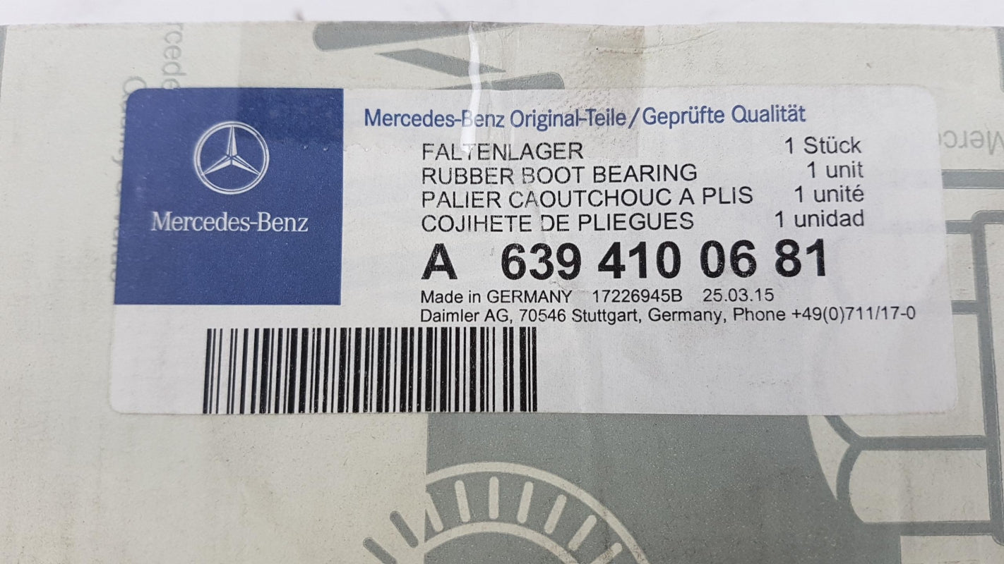 Original MERCEDES-BENZ W639 Vito Kardanwelle Mittellager hinten A6394100681