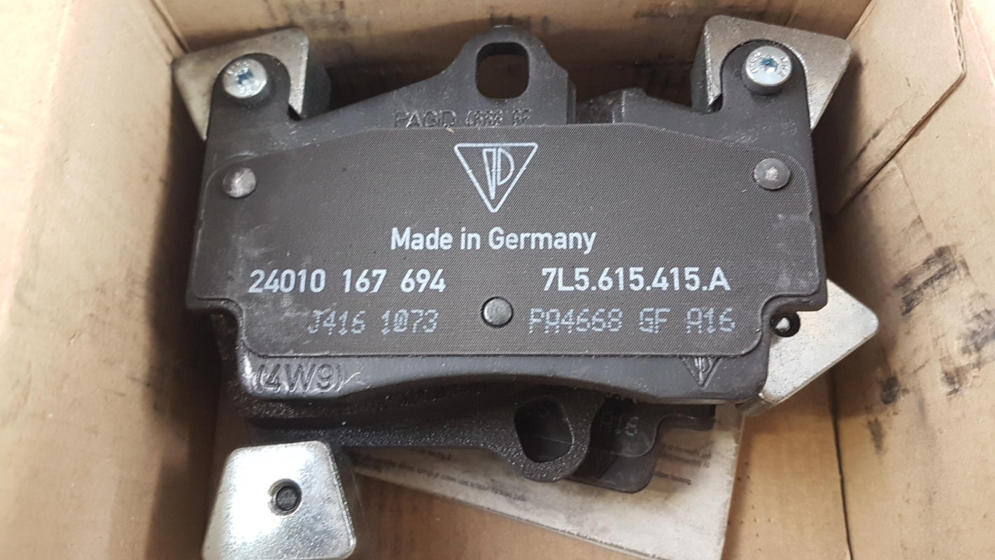 Original AUDI Q7 Bremsbeläge Scheibenbremse Bremsklötze hinten 7L5698451