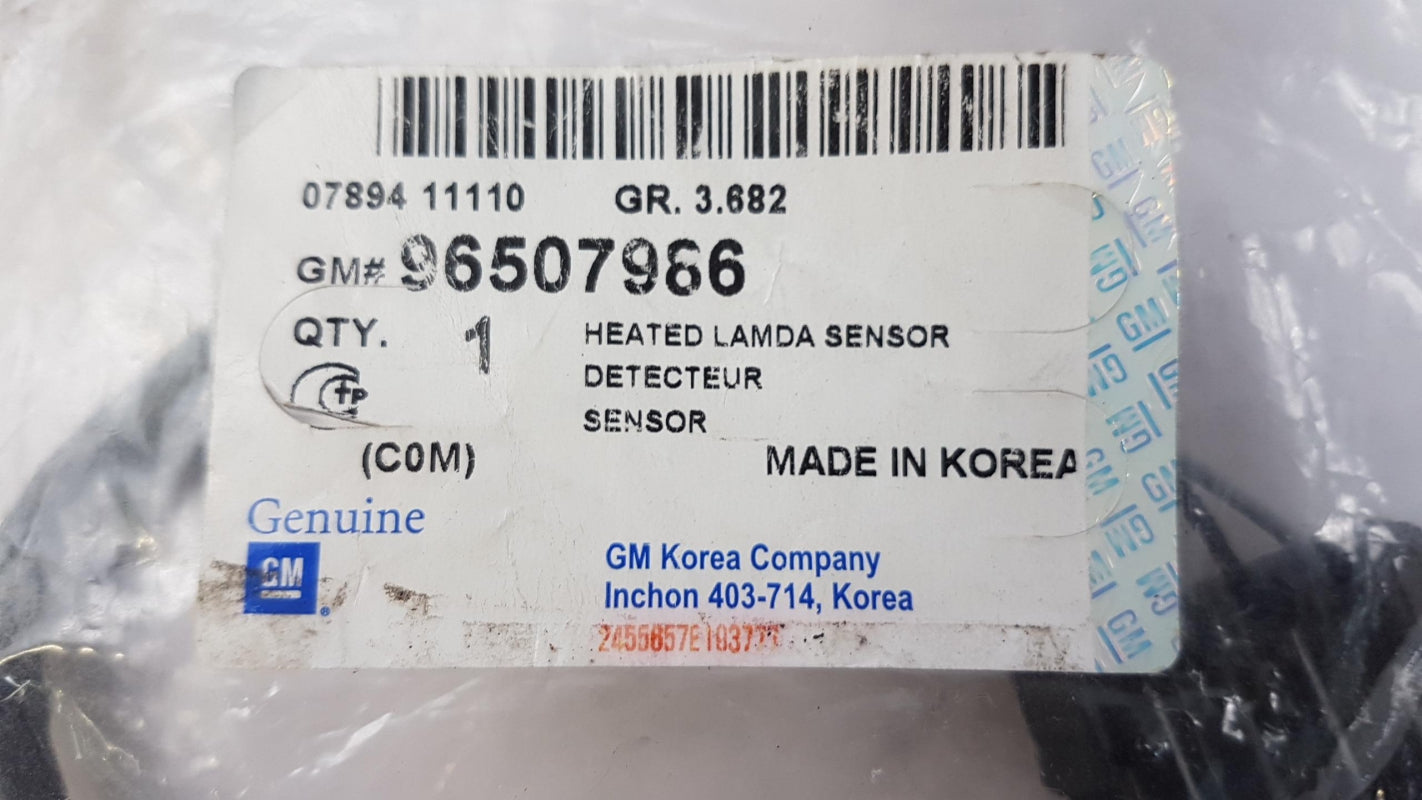 Original CHEVROLET Matiz Spark (M100) 1998-2006 Lambdasonde 96507986