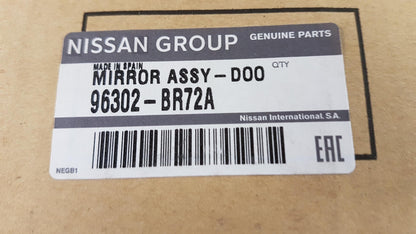 Original NISSAN Qashqai 2006-2013 Spiegelglas Außenspiegel Links 96302BR72A
