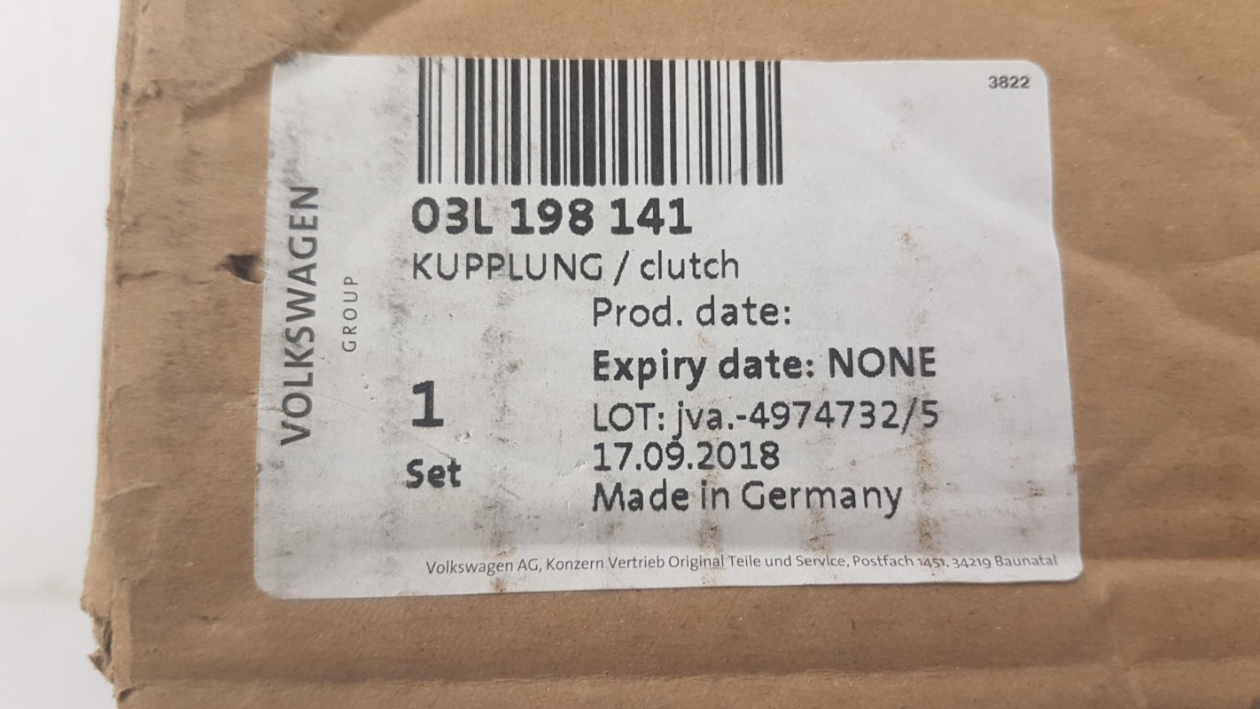 Original SKODA Rapid (NH3) '12-'21 Roomster (5J) '11-'15 Kupplungssatz 03L198141