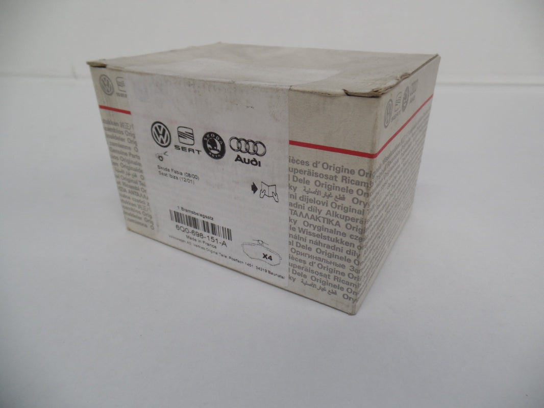 Original VW Polo IV SKODA Fabia I SEAT Ibiza III Bremsbeläge vorne 6Q0698151A