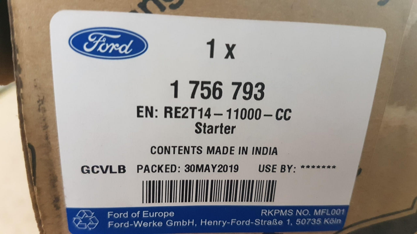 Original OE FORD Anlasser 1756793