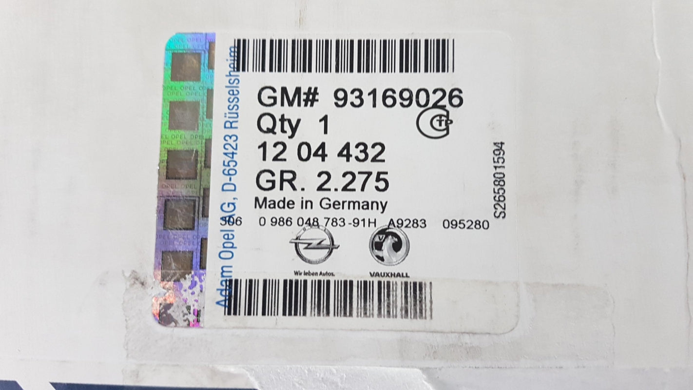 Original OE OPEL Lichtmaschine 93169026