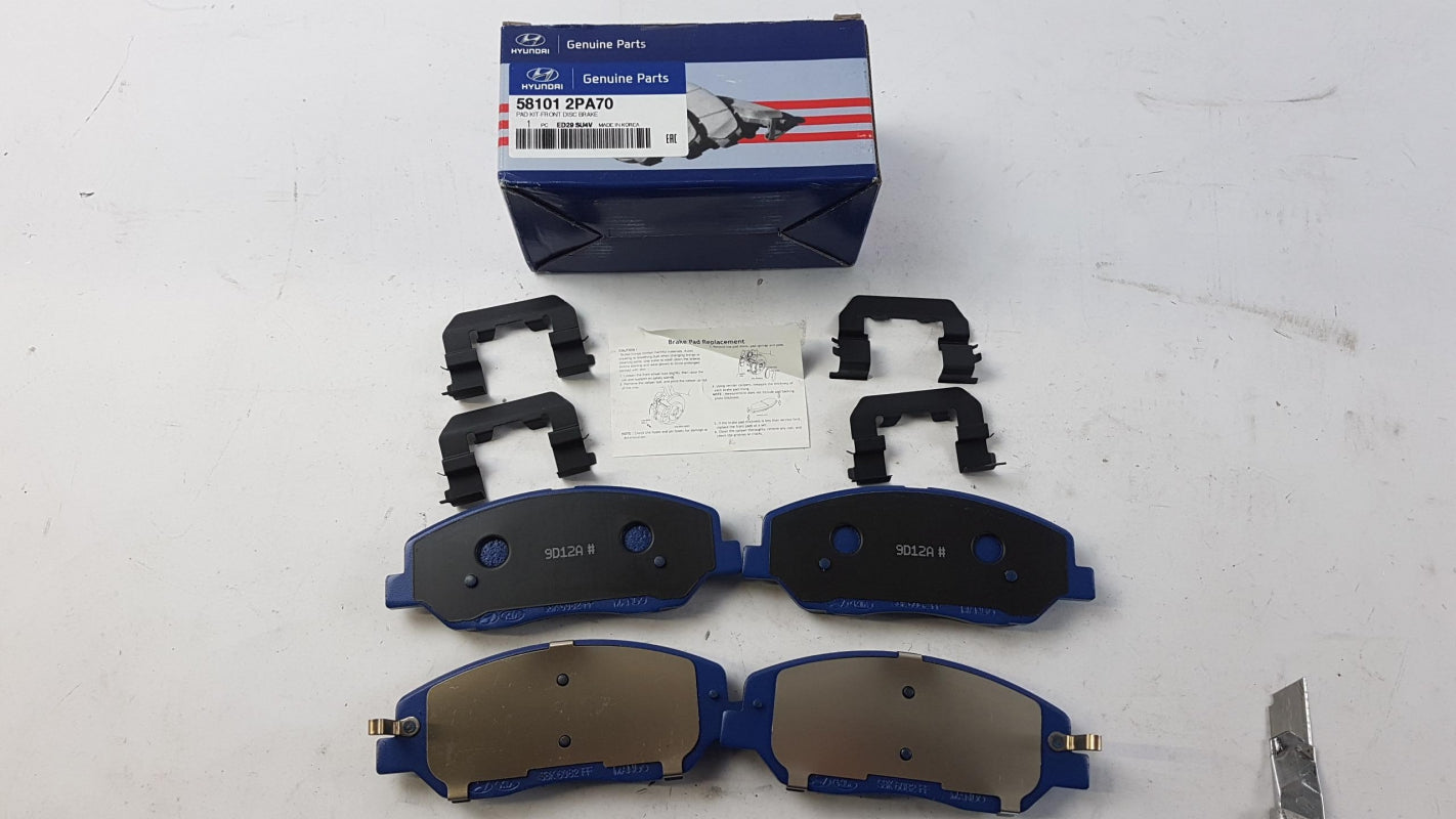 Original HYUNDAI Santa Fe II KIA Sorento II front brake pads 581012PA70 