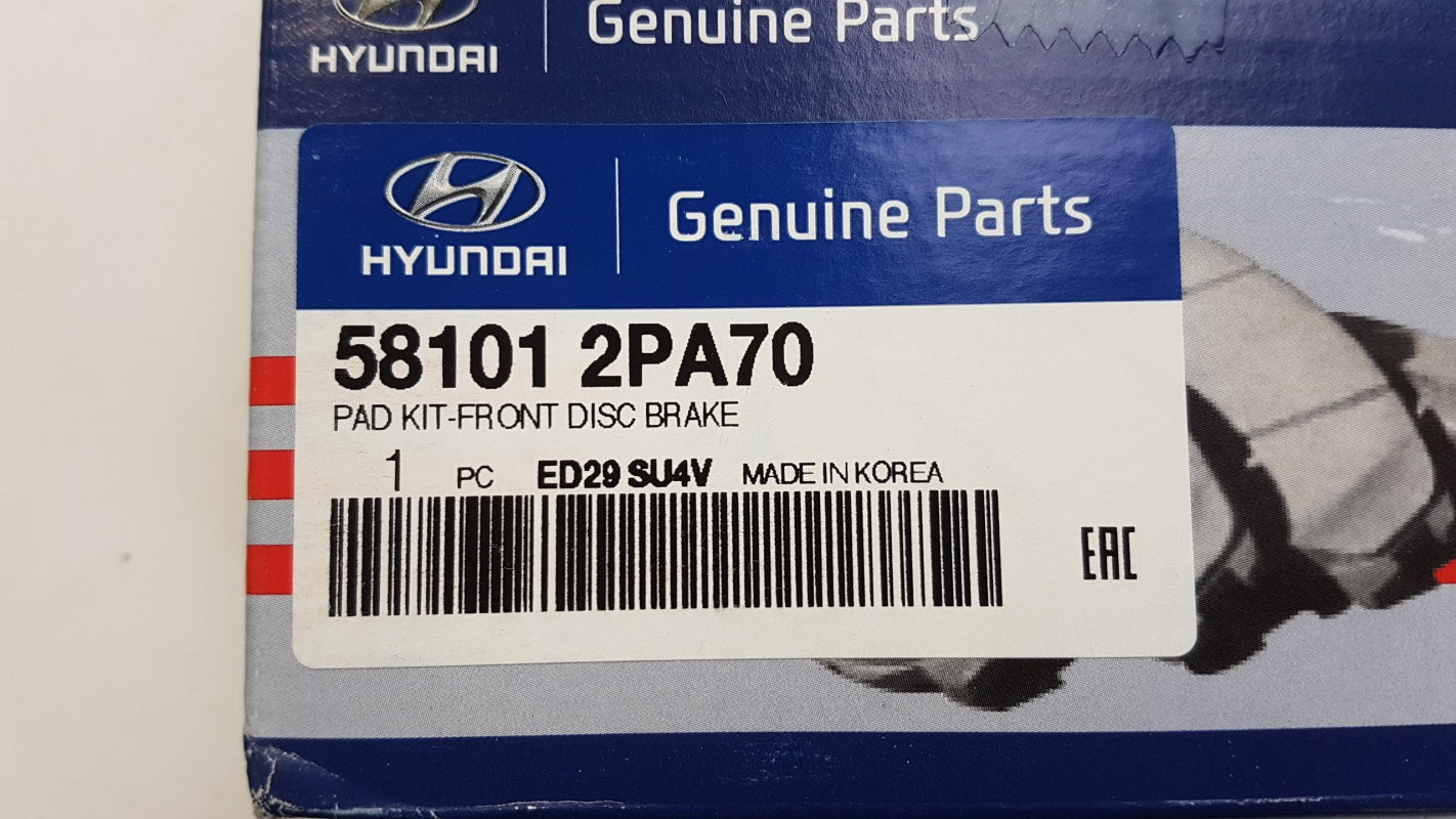 Original HYUNDAI Santa Fe II KIA Sorento II Bremsbeläge vorne 581012PA70