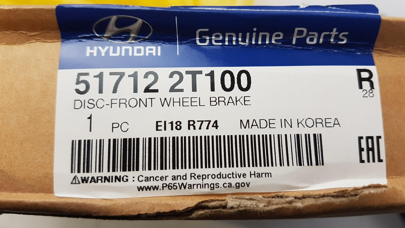 Original OE HYUNDAI/KIA Bremsscheibe (1 Stück) 517122T100
