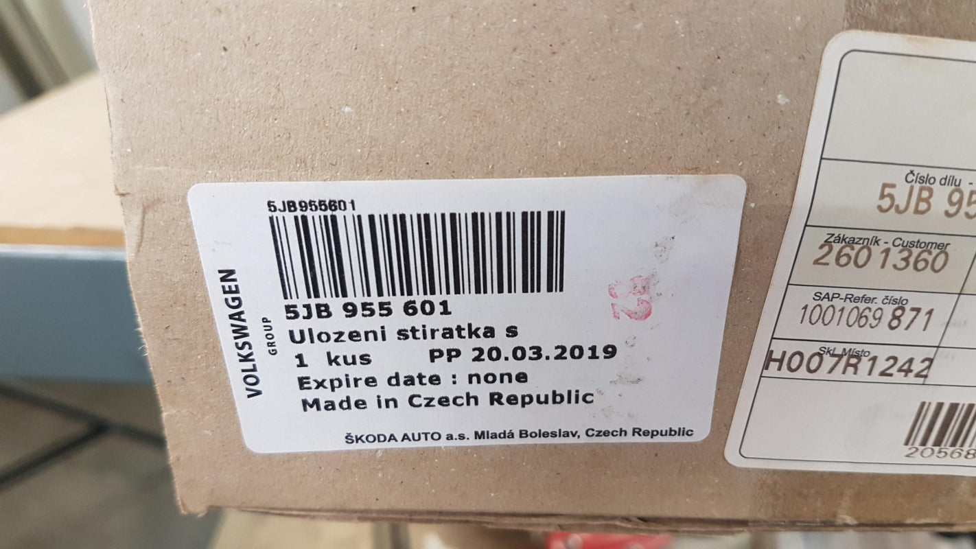 Original OE Volkswagen Wischergestänge 5JB955601