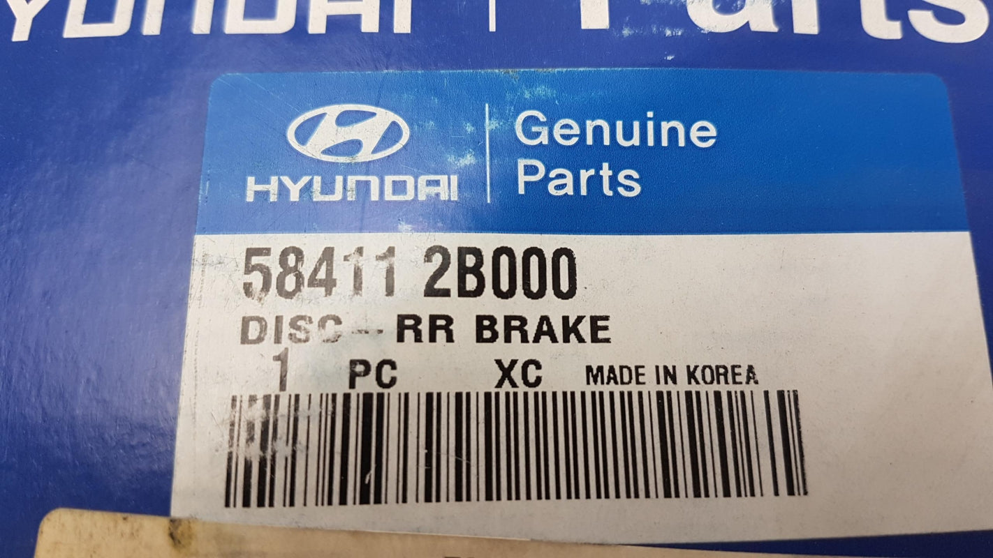 Original HYUNDAI Santa Fe Bremsscheibe (1 stück) hinten 584112B000