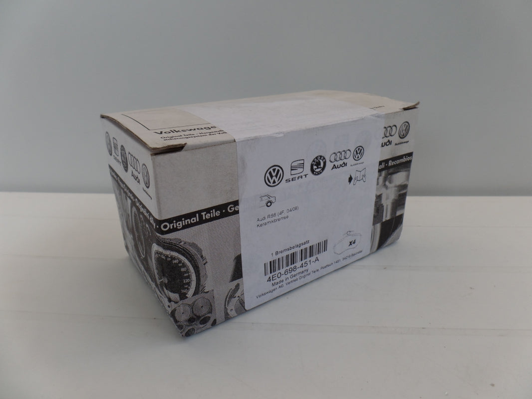 Original AUDI A8 S8 Quattro RS6 Bremsbeläge hinten 4E0698451A
