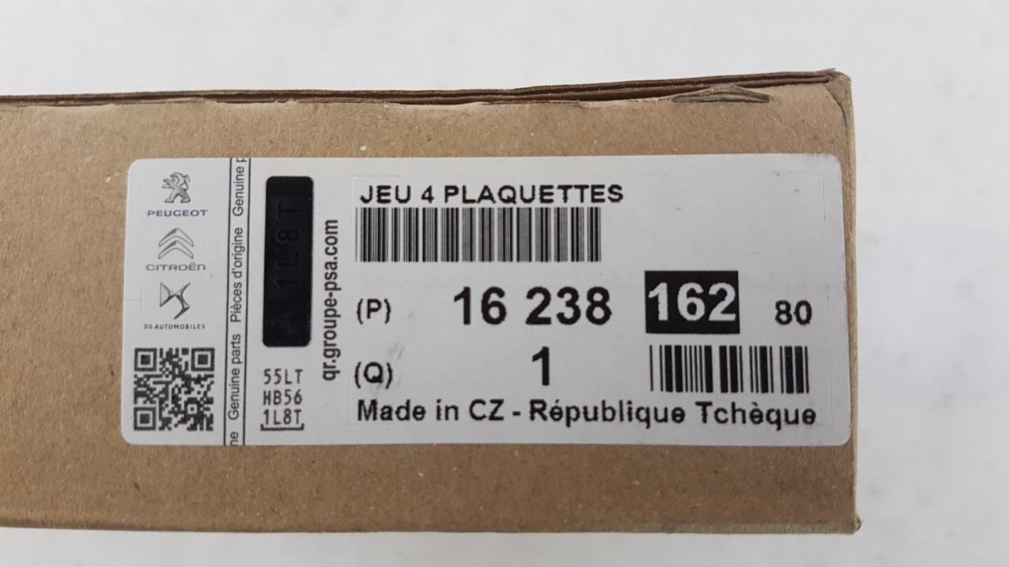 Original PEUGEOT 5008 Partner CITROEN Berlingo C4 Bremsbeläge vorne 1623816280