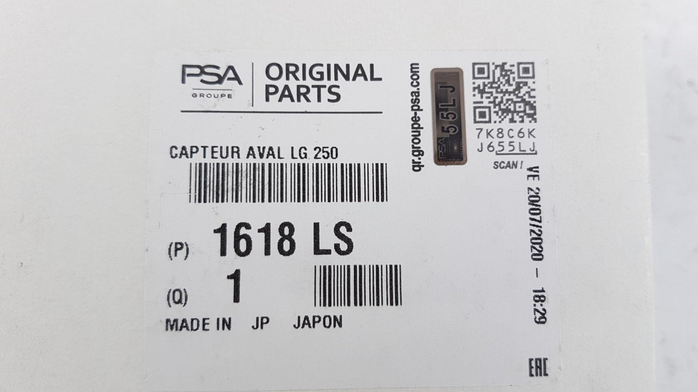 Original PSA Berlingo C3 C4 Partner 308 5008 1007 Abgastemperaturgeber 1618LS