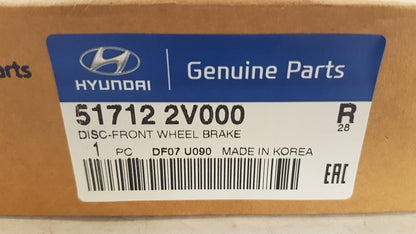 Original HYUNDAI Kauai Kona Veloster I KIA Ceed II Bremsscheibe vorne 517122V000