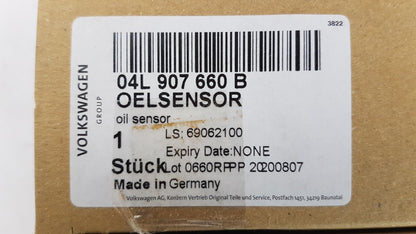 Original VOLKSWAGEN Transporter T6 Ölstandsensor 04L907660B