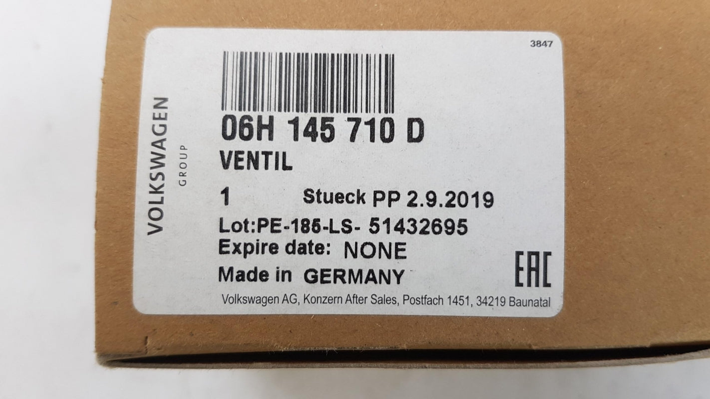 Original OE Volkswagen Lader Schubumluftventil 06H145710D