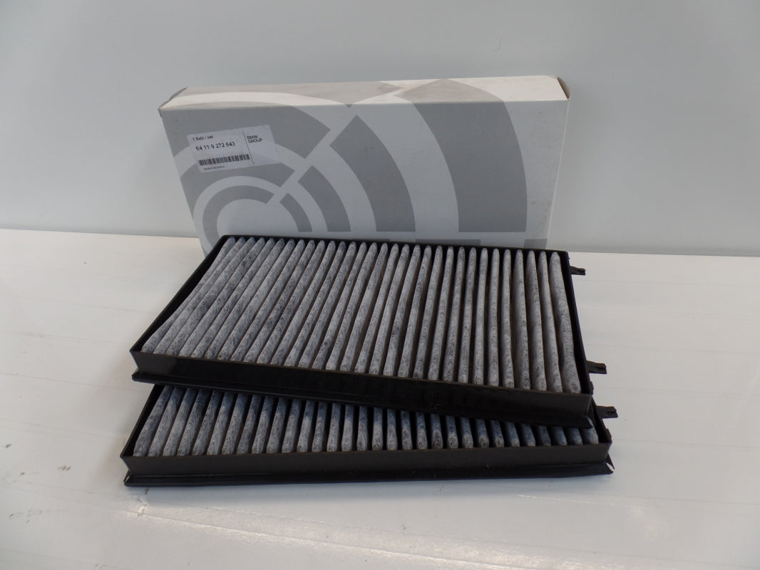 Original BMW 7er (E65 E66 E67) Innenraumfiltersatz Aktivkohlefilter 64119272643