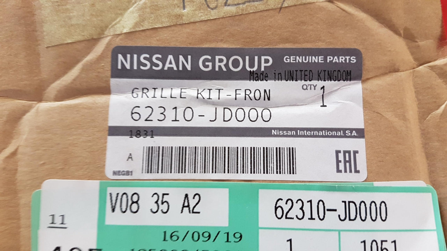Original OE NISSAN Kühlergitter 62310JD000