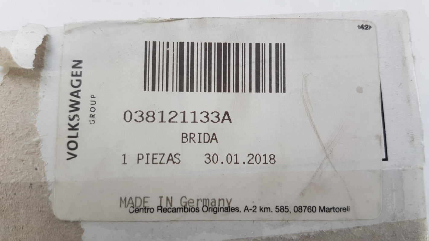 Original OE Volkswagen Kühlwasserflansch 038121133A