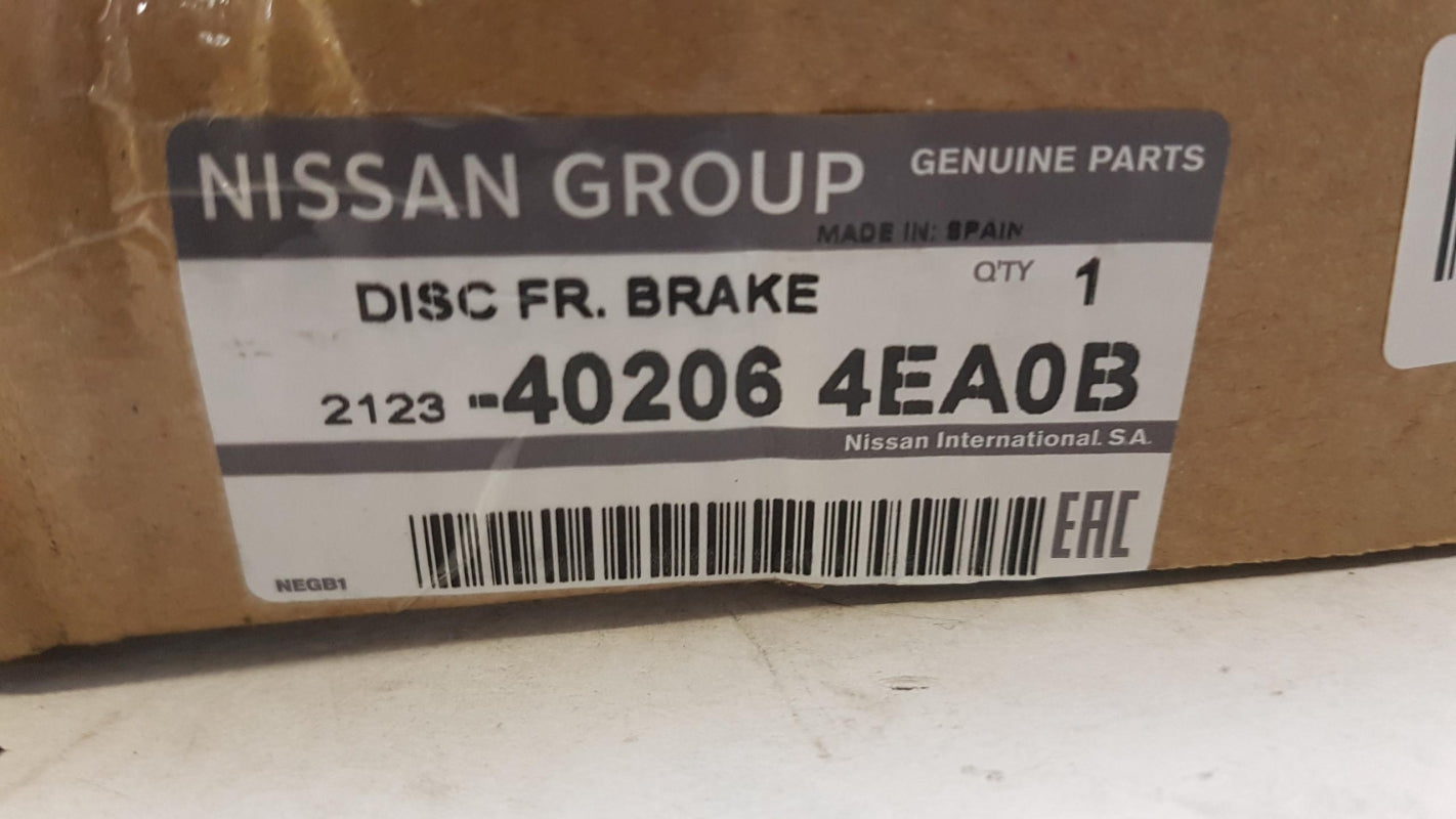 Original NISSAN Leaf I Qashqai J11 Bremsscheibe (1 stück) Vorne 402064EA0B