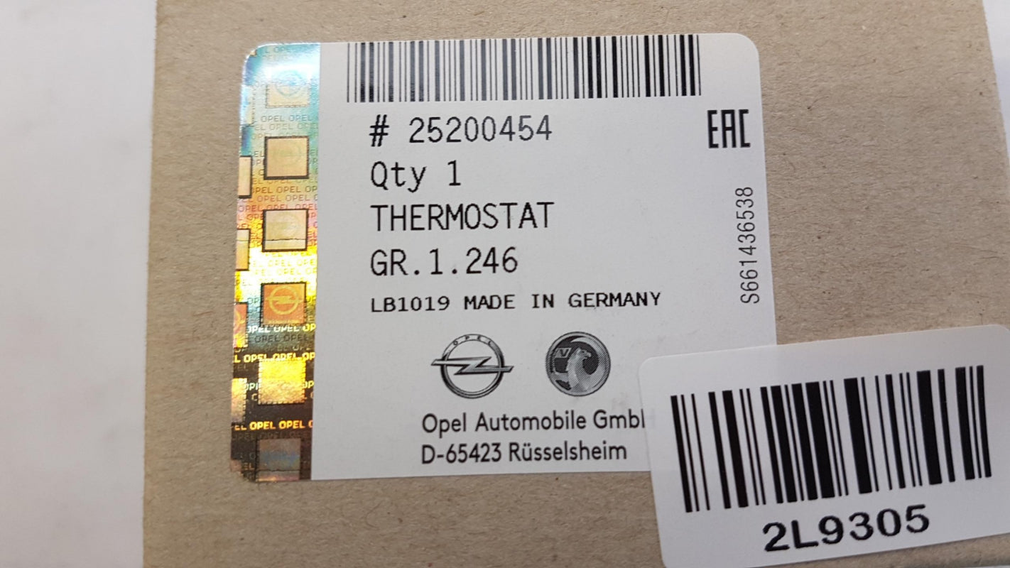 Original OPEL Astra-J Corsa-D Thermostatgehäuse mit Dichtung 1.2 / 1.4 25200454