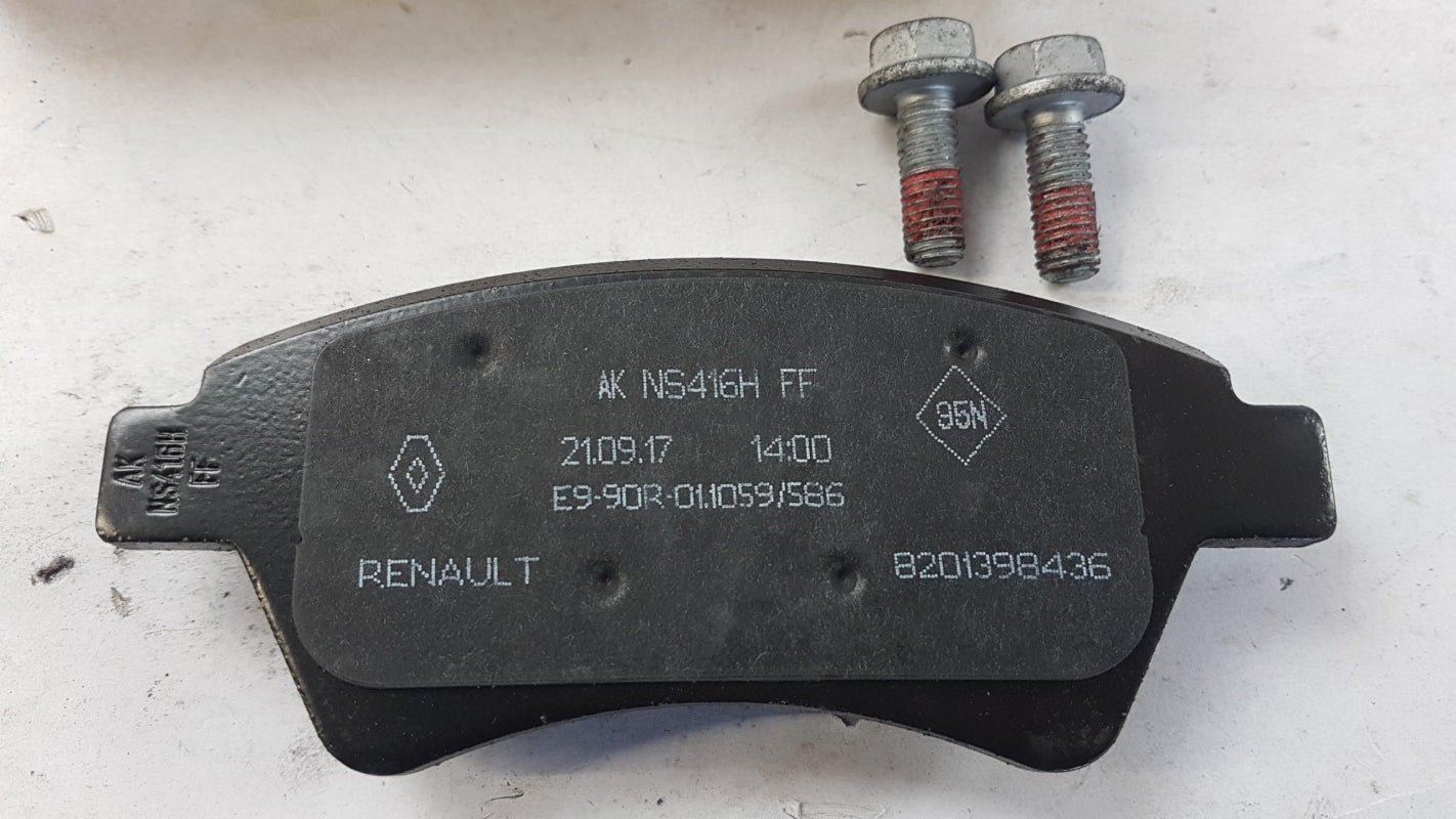 Original RENAULT Megane III Scenic II Kangoo I Bremsbeläge vorne 410601241R