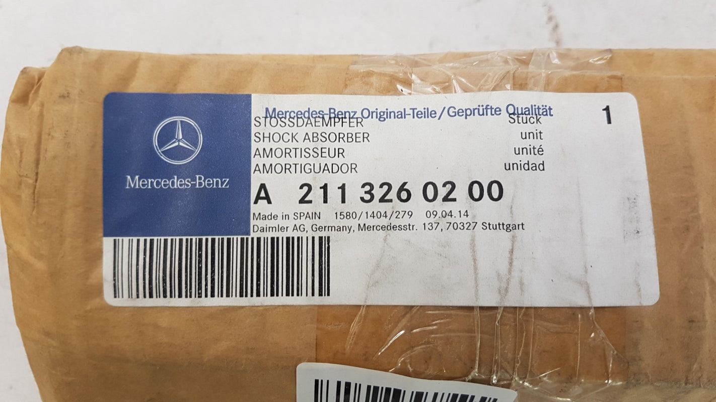 Original MERCEDES-BENZ E-klasse W211 Stoßdämpfer hinten A2113260200