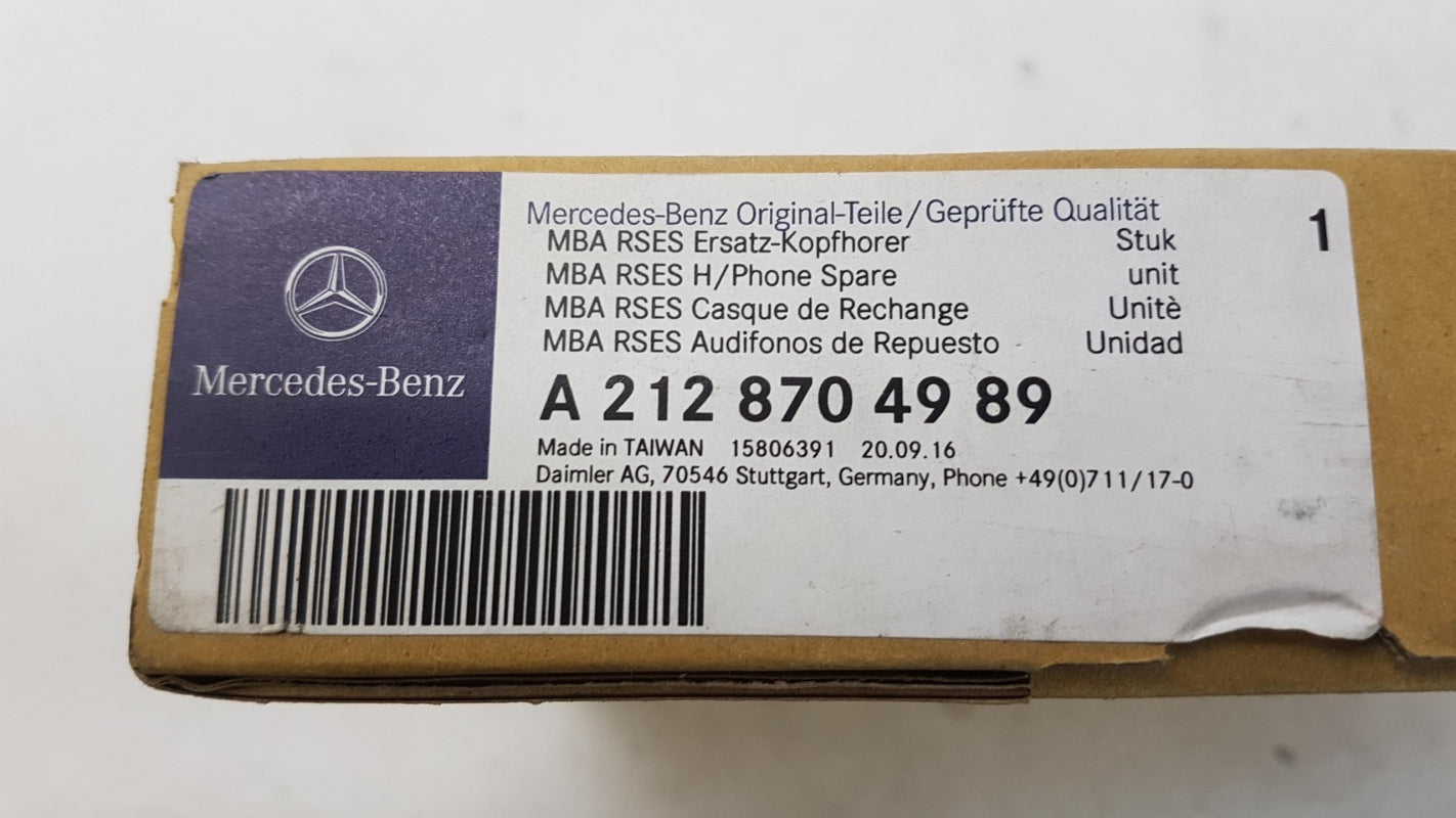 Original OE MERCEDES-BENZ Kopfhörer A2128704989