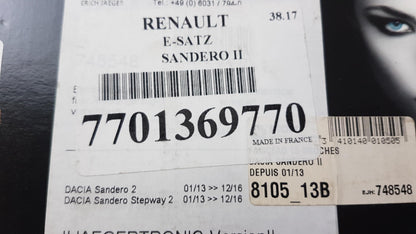 Original OE RENAULT Anhängerkupplung Elektrosatz 7701369770