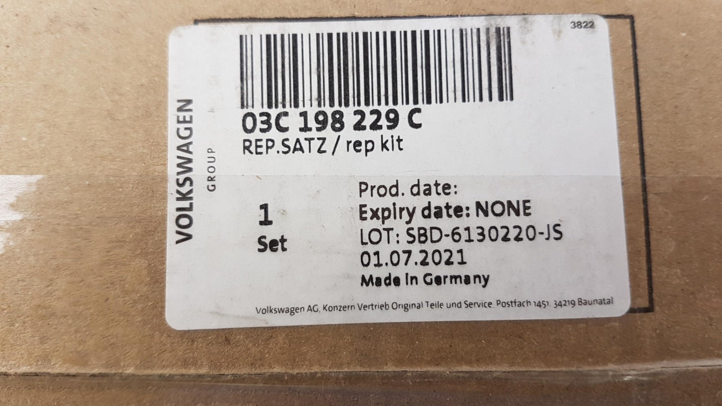 Original AUDI A3 (8P) 2009-2013 Steuerkettensatz Steuerkette 1.4TFSI 03C198229C