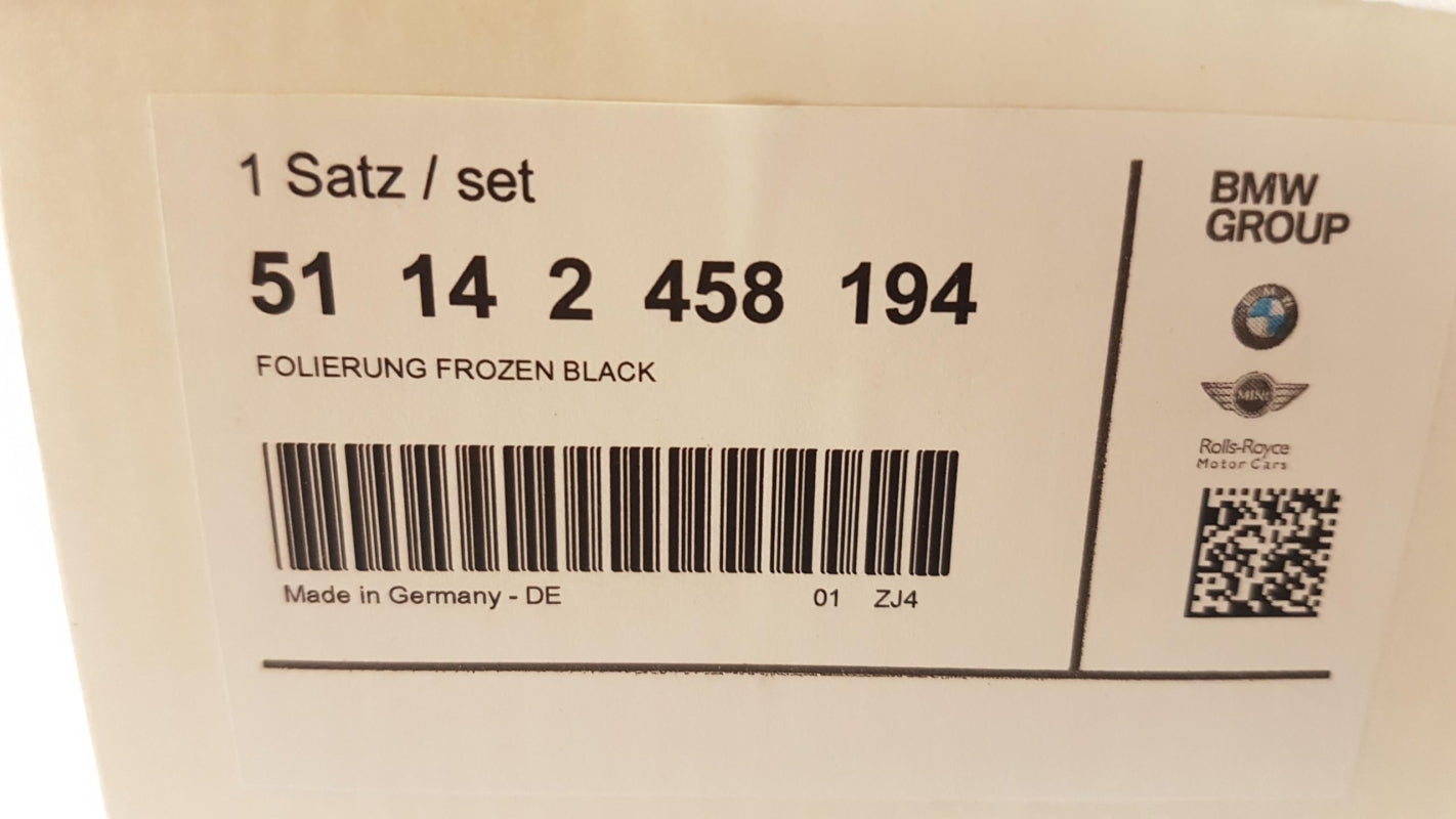 Original BMW 3' G20 G21 Seitenfolierung Links/Rechts M-Performance 51142458194