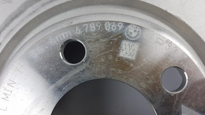 Original BMW X5 X6 Bremsscheibe Leichtbau belüftet Vorne Links 34116789069