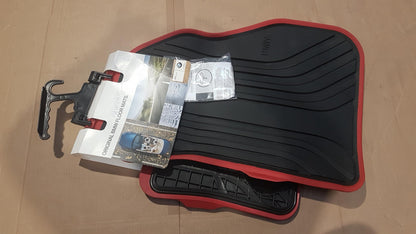 Original BMW 3er F45 F46 Fußmattensatz Allwetter (2 stuk) Vorne 51472287853