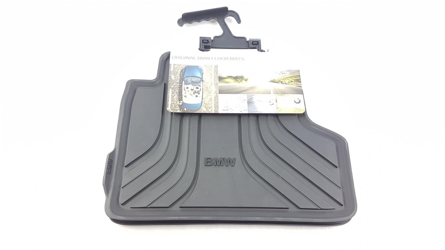 Original BMW 4 Series F32 F82 M4 Coupe floor mats all-weather 2-piece rear 51472348158 