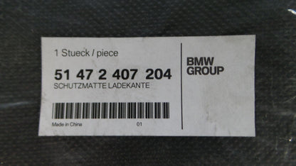 Original BMW 3er E90 7er F01 X6 X5 Z4 Ladekanten-Schutzmatte schwarz 51472407204